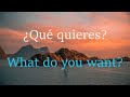 Basic phrases in spanish