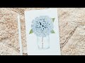 here's an easy way to paint watercolor hydrangea flowers. Procreate tips and tricks for beginners