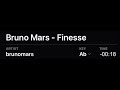 Finesse - Bruno Mars/DRUMLESS TRACK