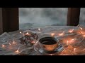 Having coffee on a rainy day ambience | Insomnia | Concentration | Relaxtion