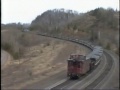 3 EMD 567's are SCREAMIN in 8th notch! Fighting the hill from Lake Superior. 4/17/1999