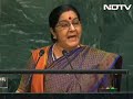 We Made IITs, Pakistan Made Lashkar, Says Sushma Swaraj At UN
