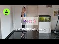 13 MIN STANDING ABS WORKOUT- with kettlebell