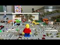 Lego man gets chopped in half