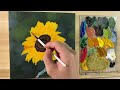 Beauty of Sunflower / Acrylic Painting / Correa Art