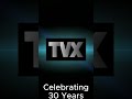 Celebrating 30 Years: New TVX Intro #shorts