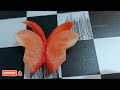 MAKING BUTTERFLY WITH TOMATO | HOW TO MAKE BUTTERFLY WITH TOMATO | TOMATO BUTTERFLY | TOMATO GARNISH