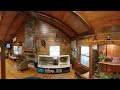 Small wooden cabin museum on the Oakland Nature Preserve 2022 in 360 Video. Part1