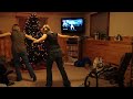 Jody and Teri dancing Christmas away!