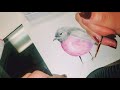 painting big round birbs