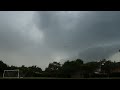 Large and almost stationary thunderstorm - Bedford, UK (22nd June 2023)