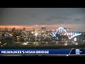 The Hoan Bridge is lit up this week to welcome people to the Republican National Convention in Mi…