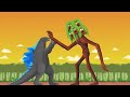 Godzilla vs Trevor Giants Level Challenge Rampage | Kaiju Animation