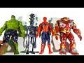 Assembling Marvel's Hulk Smash vs Spider-Man vs Hulk buster vs Siren Head Avengers Toys