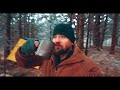 Solo Camp in an Instant Tent - Winter Storm Camping in the Snow - ASMR Camping Adventure