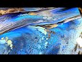 LARGE Fluid Art Swipe with Marble Wreck Tutorial