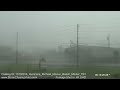 Category 5 Hurricane Michael Far Western Mexico Beach, FL Eye Wall - 10/10/2018