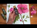 Technique To Paint Flowers / Tricks and Step by Step / You will be surprised