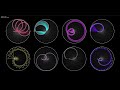 Curve Stitching Wheels ~ Generative Art Screensaver ~ 4K Looped