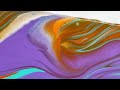 ACRYLIC POURING -- Ballon, pinceau -- Aux couleurs des abonnés n°9 Coralie -- #198