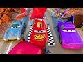 Lightning Mcqueen and his friend's race | BeamNG