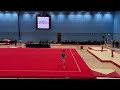 Georgina Gibson - floor from Sandra Clack competition (9th December 2023)