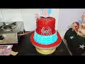 Spiderman Man Cake Full Video| Simple Spiderman Man 🎂🎂🎂#plssupport