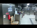 Ship kitchen of a big oil tanker ship