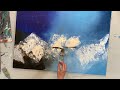 3 🤩 Favourite works EASY abstract painting techniques - aluminium foil gluing, mixed media