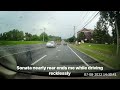Illegal turn and close call