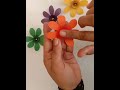 Easy Paper Flower Making Craft | How To Make Paper Flowers | Paper Flower Making Step By Step |