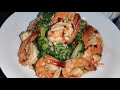 SHRIMP and BROCCOLI  in Garlic Oyster Sauce/ Quick and Easy Recipe /15 minutes meal prep