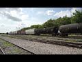 KCS Railroad. Train Symbol DASH. Copeville, Texas to Greenville, Texas. Date 7-18-2021. (HD Video)