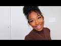 Easy, Quick & Effortless Messy Bun On Natural Hair Tutorial | JAELAH MAJETTE