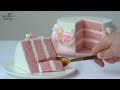 Pink Velvet Cake with Italian Buttercream/핑크 벨벳 케이크 & 이탈리안 버터크림