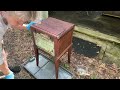 Mahogany Side Table Restoration PART I