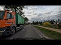 Driving in Poland from Zwoleń to Warszawa | spring 2024 | 4K