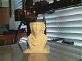 3D Print of Aphrodite Bust Timelapse