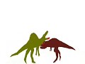 MBA: Tyrannosaurus rex vs spinosaurus (remake)