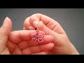 Boncuktan Şık Küpe Yapımı || Beaded Flower Earrings Making || How to make beaded earrings?