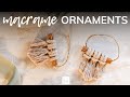 Macrame Christmas Ornaments - 3 EASY Tutorials: No Experience Needed!