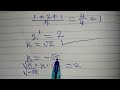 Olympiad Mathematics | Why the second solution doesn't satisfy....
