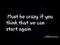 Are you crazy // lyric video