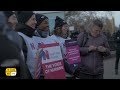 British nurses strike to save NHS and for higher wages