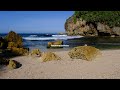 4K Ultra HD. Calm Ocean Waves, Relaxing Water Sounds.