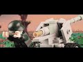 Lego WW2 Tank Battle - Anti-Tank Gun Fight stop motion
