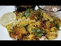 Chicken biryani with onion raita// chicken biryani,, onion raita🤤