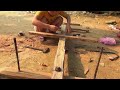 Girl Builds AMAZING Wooden Cart to Carry Firewood - INCREDIBLE Homemade Creation