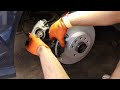 2003-2011 Saab 93 Rear Rotor and Pad Replacement