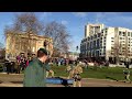 Lorraine Kelly Zips down from Wellington Arch Dec 04 2012